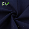 Tecido de algodão orgânico de sarja azul marinho para calças